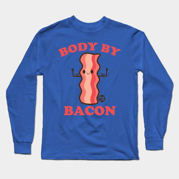 BODY BACON Long Sleeve T-Shirt by toddgoldmanart